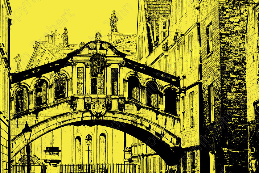 Oxford Bridge of Sighs Yellow 
 Oxford 2013