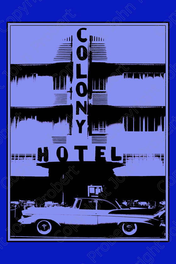 Colony Hotel Blue 
 Miami Beach, USA 1992
