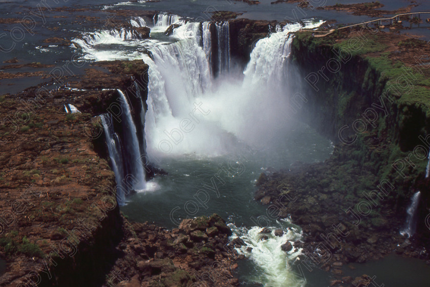Iguacu Falls from Above 
 Iguacu, Brazil 1986