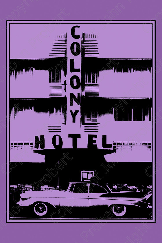 Colony Hotel Purple 
 Miami Beach, USA 1992