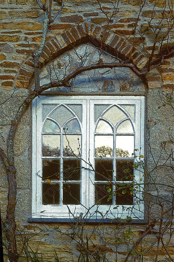 Gothic Window 
 Porth Navas Cornwall 2005
