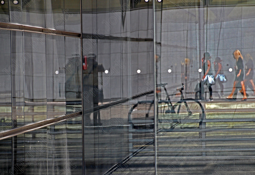 Window Abstract with Bicycle 
 Paris, France 2014