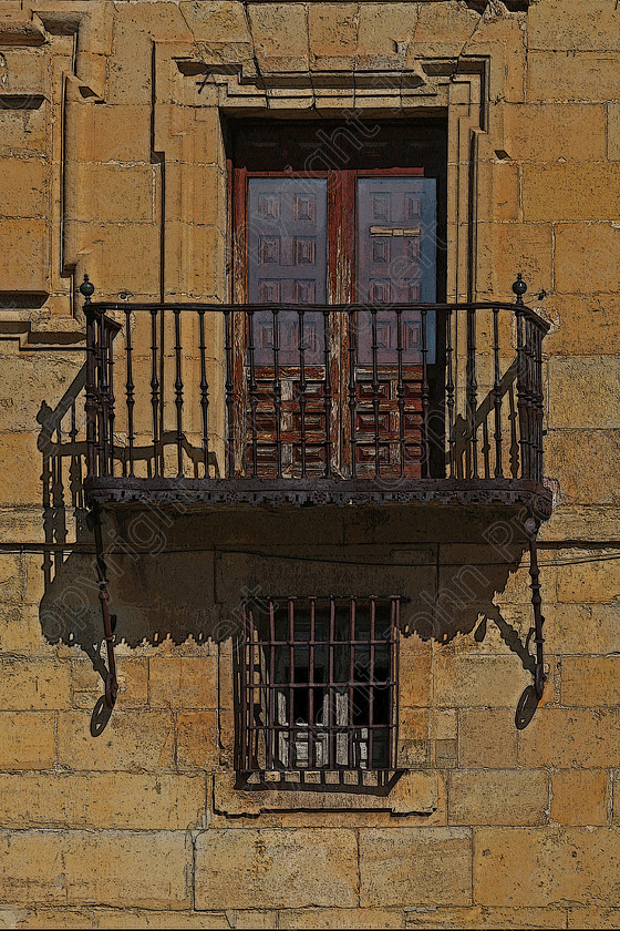 Balcony Shadow 
 Santo Domingo de la Calzada, Spain 2016