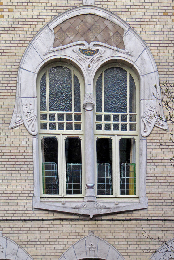 Art Nouveau Window 1 
 Antwerp, Belgium 2010