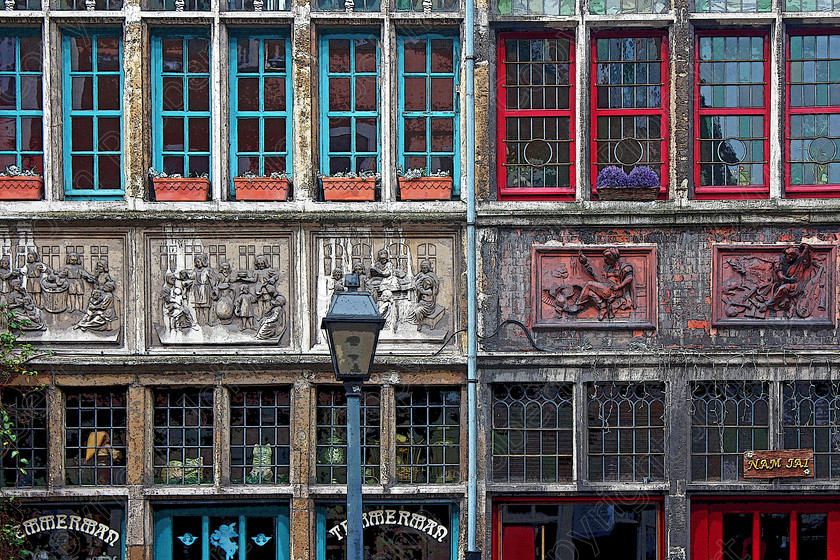 Blue and Red Frames 
 Ghent 2012