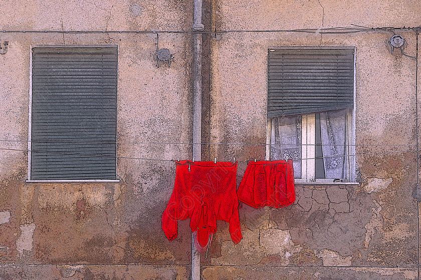 Red Washing 
 Sassari, Sardinia, Italy 2001