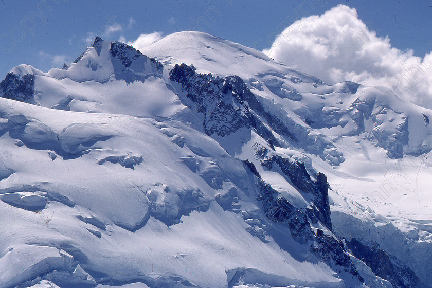 Snowy Alps 
 Mont Blanc, France 1981