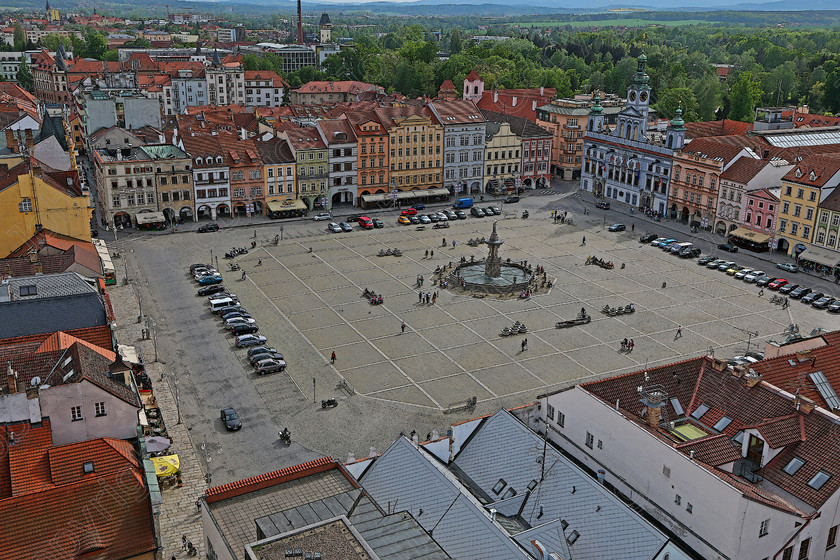 Ceske Budejovice Main Square 
 Ceske Budejovice, Czech Republic 2015
