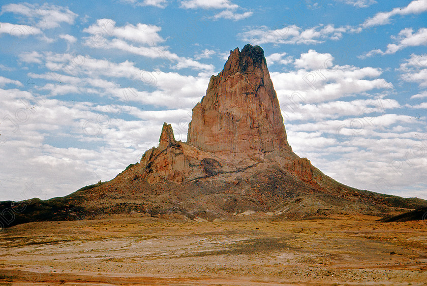 El Capitan Rock 
 Arizona Desert, USA 1972