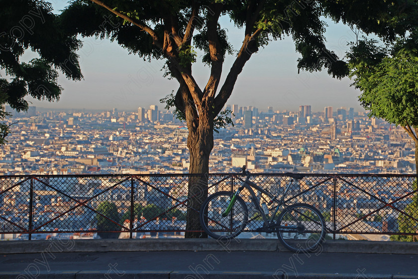 Paris Morning View from Montmartre 
 Paris , France 2014