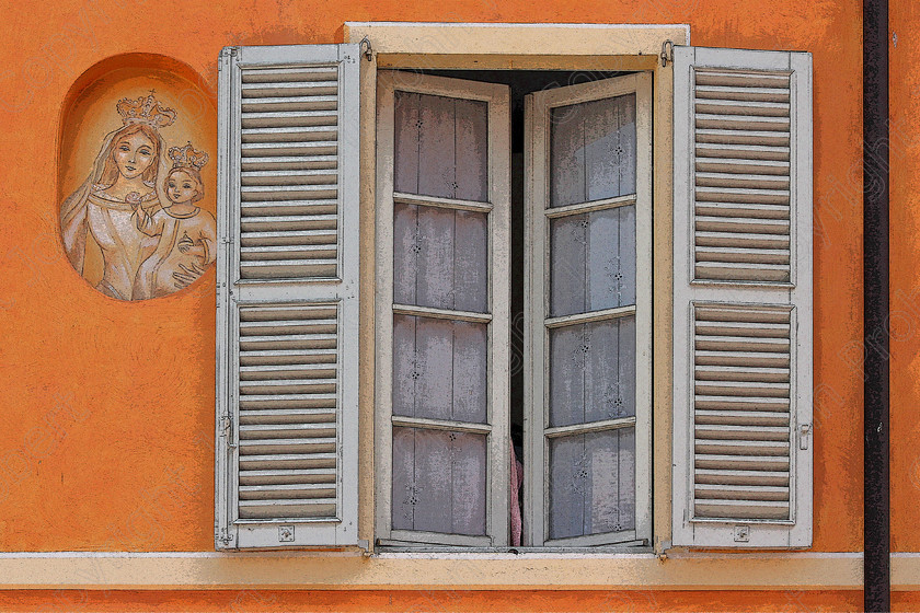 Madonna Window 
 Fontanellato, Italy 2012