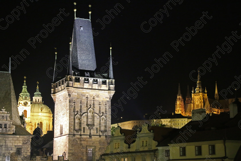 Charles Bridge and Cathedral 
 Prague, Czech Republic 2015