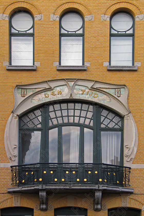 Art Nouveau Window 3 
 Antwerp, Belgium 2010