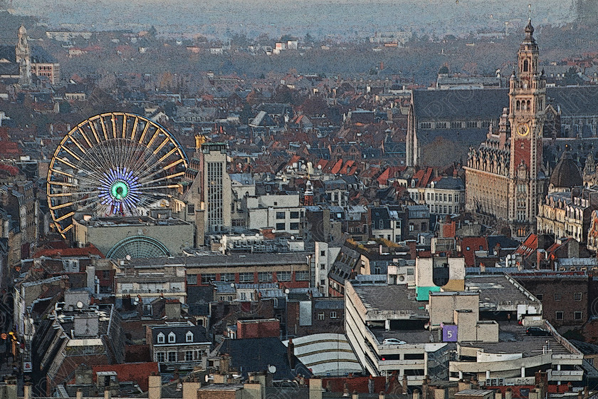 Lille from City Hall Belfry 
 Lille 2019