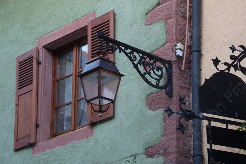 Window with Lamp 
 Riquewihr, Alsace, France 2014