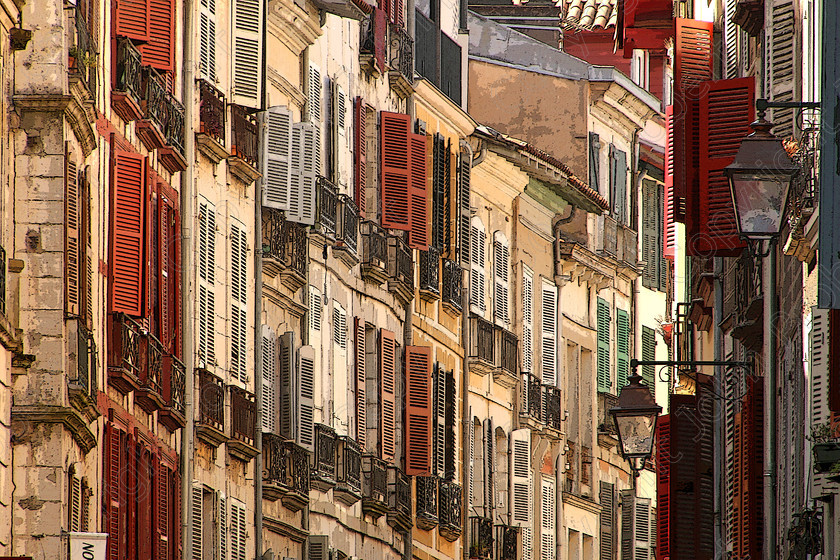 Old Town Shutters 
 Bayonne, France 2018
