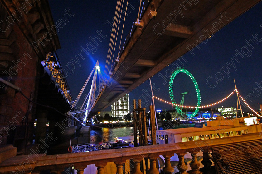 Under Hungerford Bridge 
 London 2013